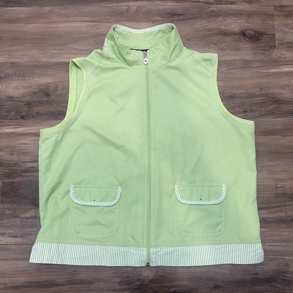 Light Green Retro Sleeveless Vest